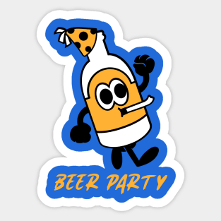 Beer Party Sticker